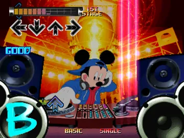 Dance Dance Revolution - Disney Mix (US) screen shot game playing